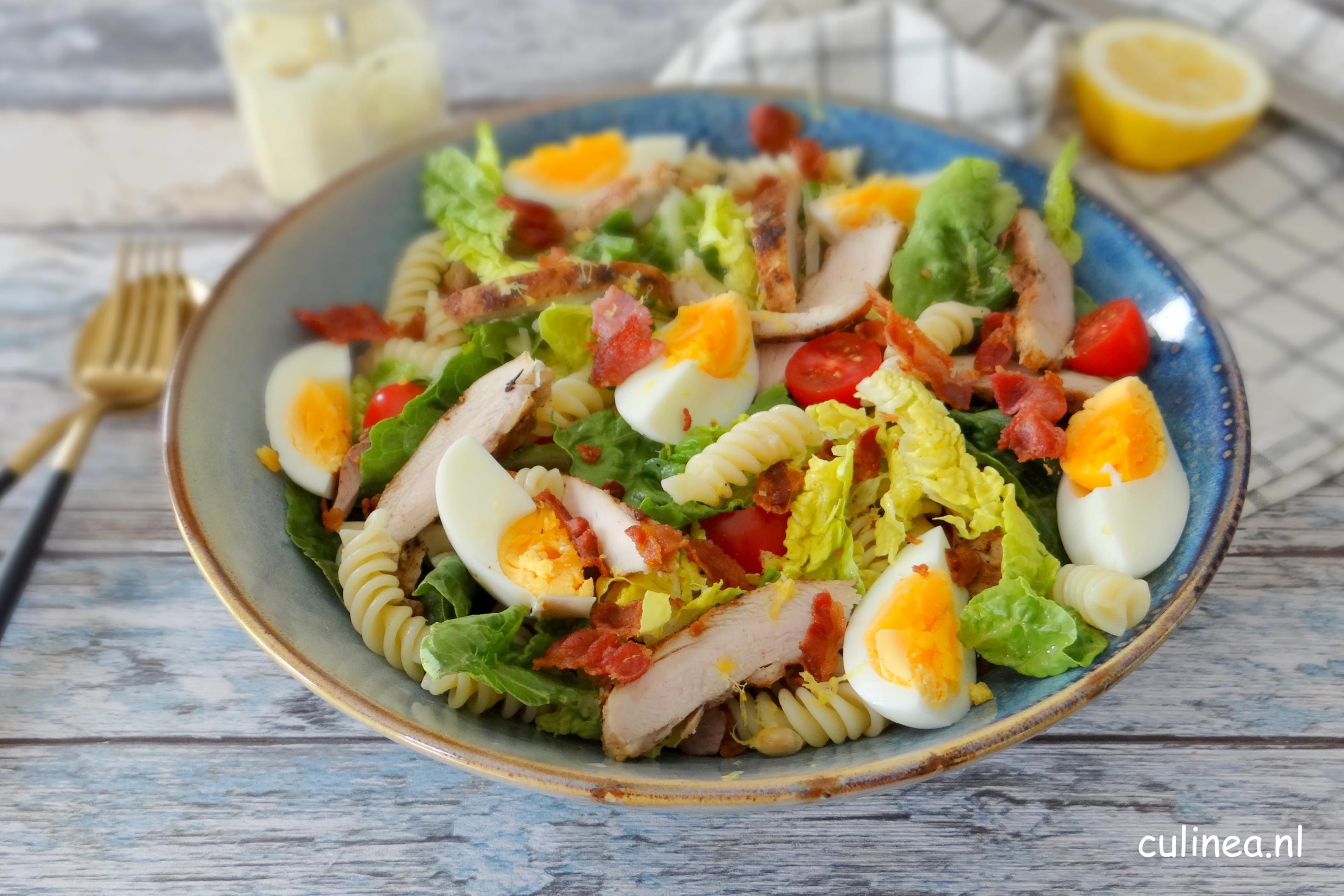 Caesar Pasta Salade Met Kip Copy Culinea Nl