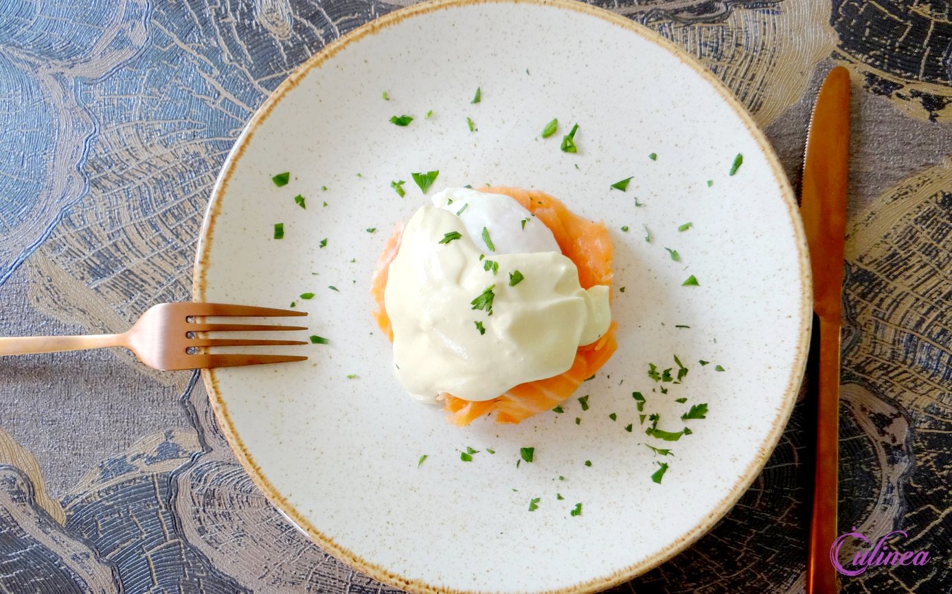 Eggs Benedict met gerookte zalm Culinea.nl;