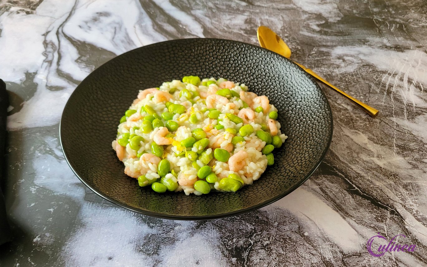 Risotto Met Garnalen En Tuinboontjes Culinea Nl