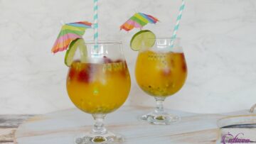 Tropische passievruchtencocktail