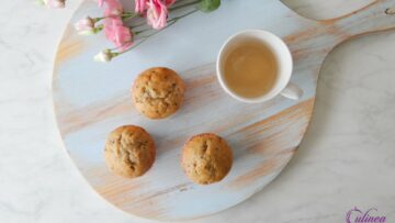 Banaanmuffins met maanzaad