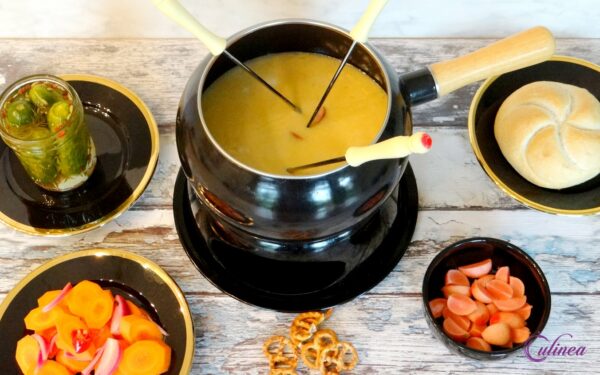 Kaasfondue met bier