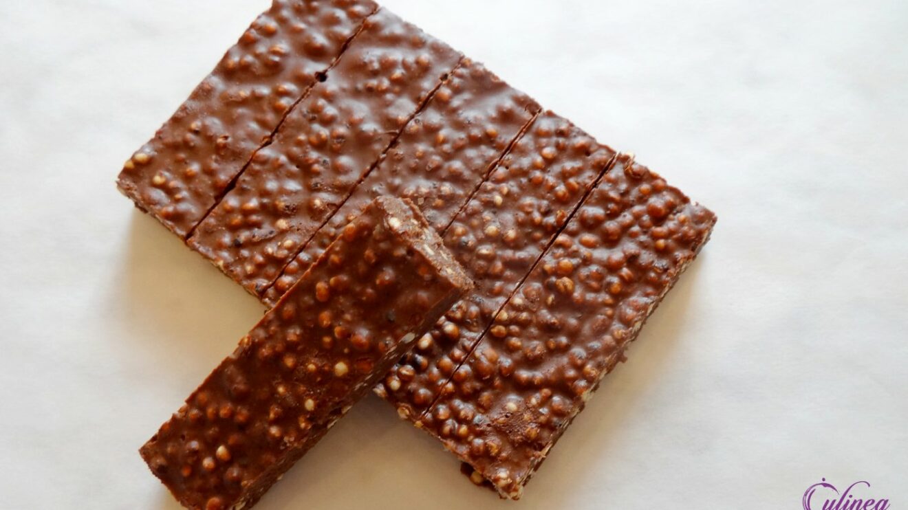 Pindakaas quinoa chocoladerepen