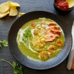 Tex Mex soep met zalm