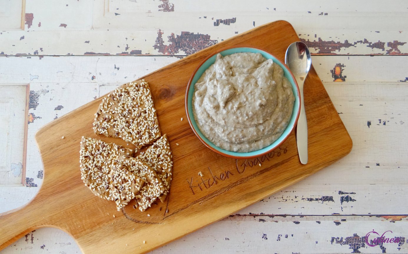Hummus gemaakt van Puy linzen