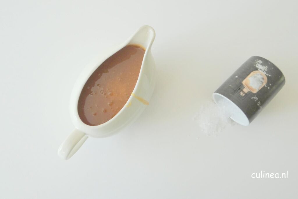 Karamelsaus met zeezout