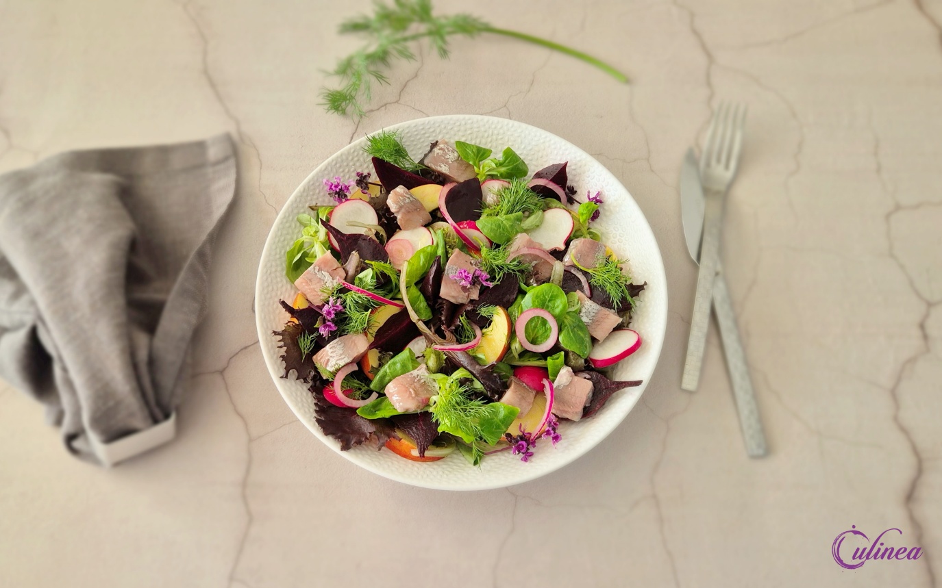 Haring Rode Bietsalade met Appel en Dille
