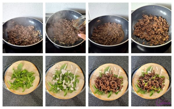 Pitabroodjes gevuld met pittig Bulgogi Gehakt