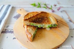 Tosti met Groene Aspergetips en Taleggio kaas