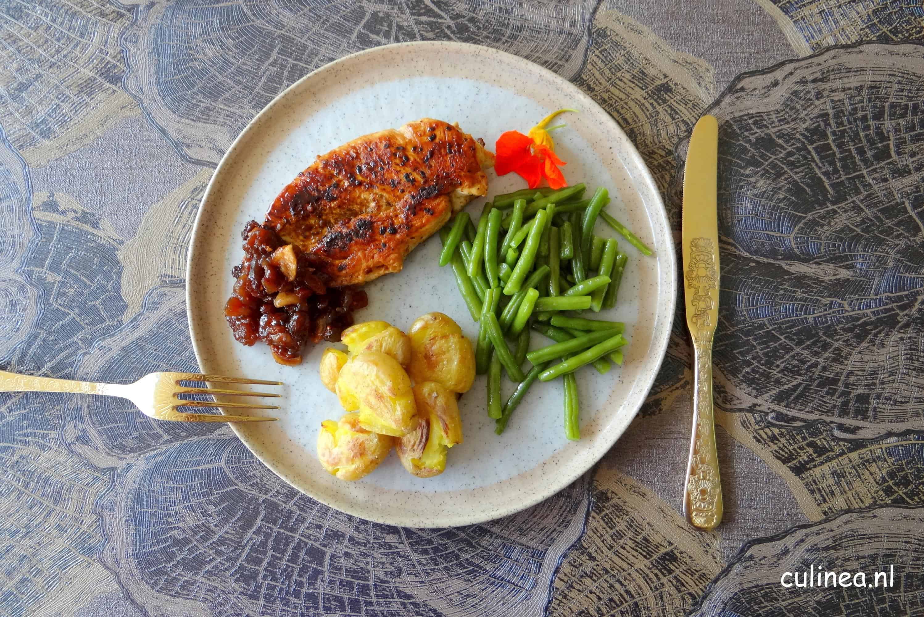 Chutney van appel en rozijnen