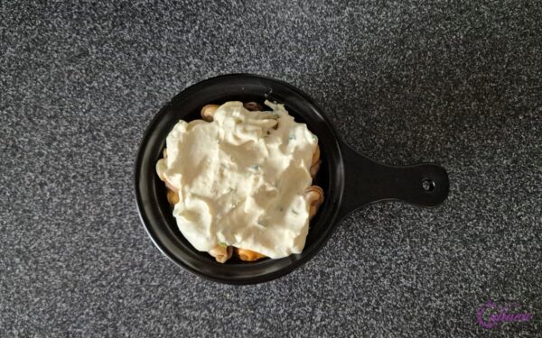 Gegratineerde mosselen met kerrie en wasabi