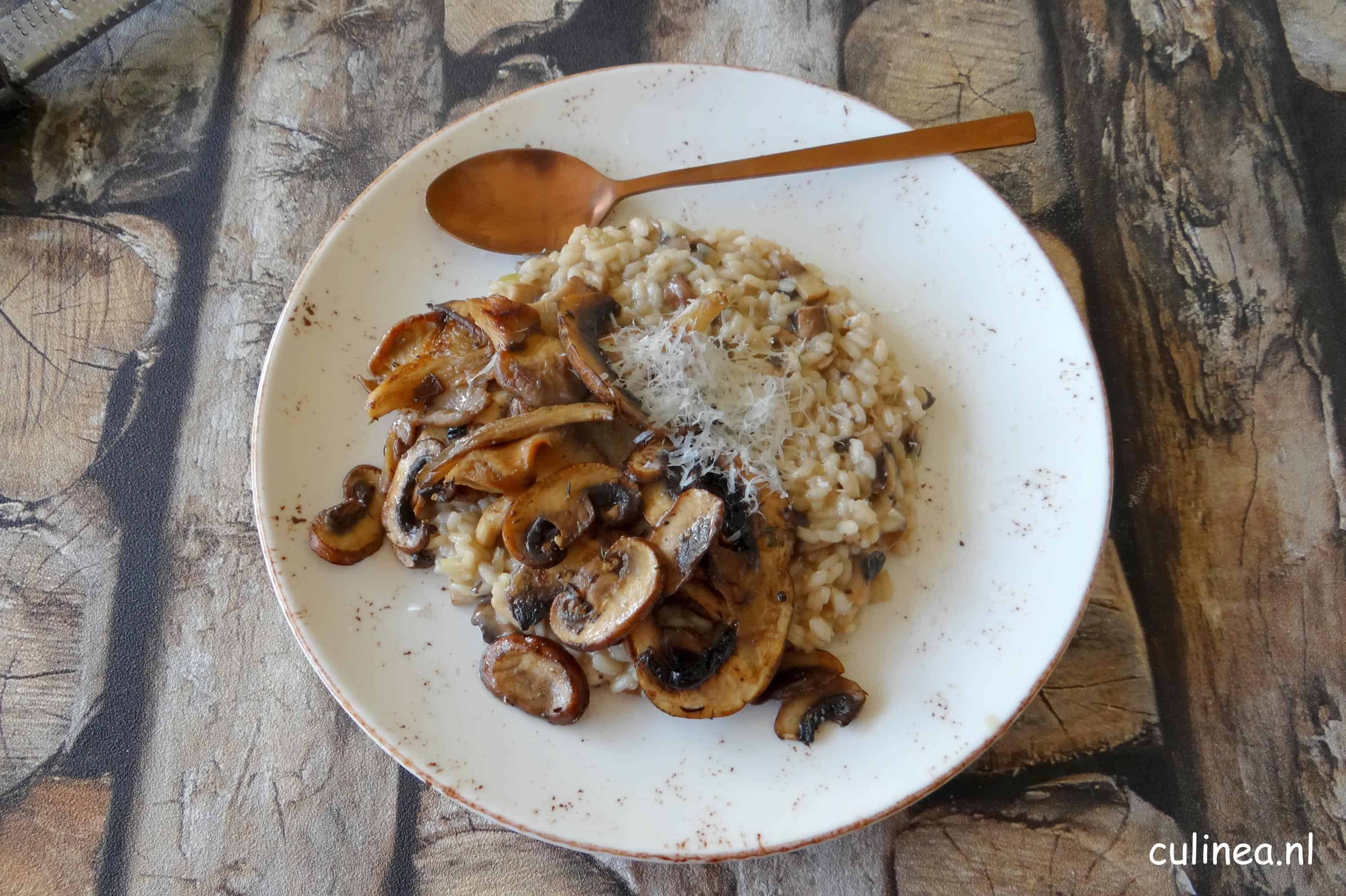 Risotto met paddenstoelen