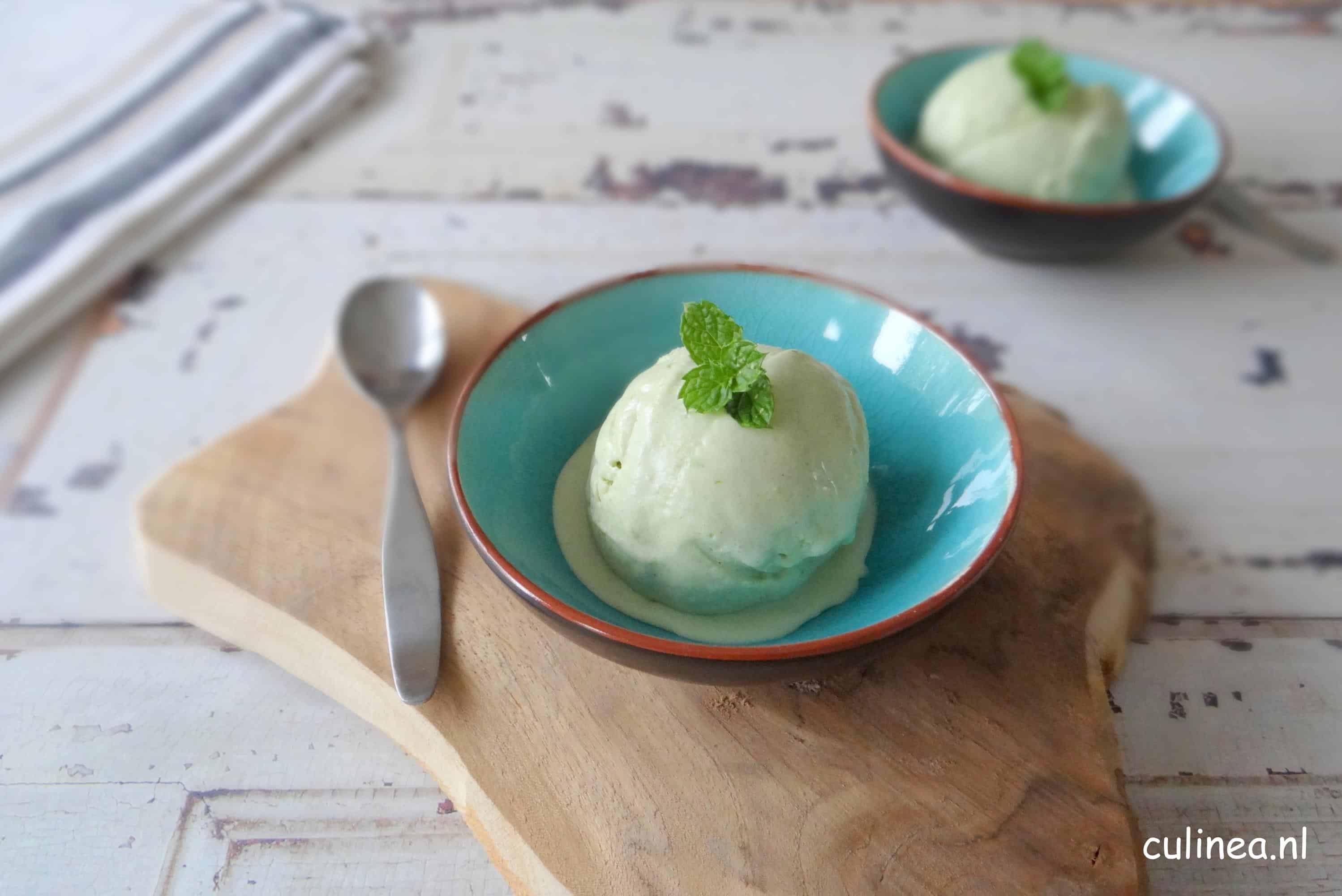 Matcha en wasabi ijs