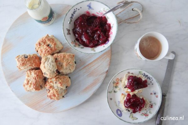 Karnemelk Cranberry Scones