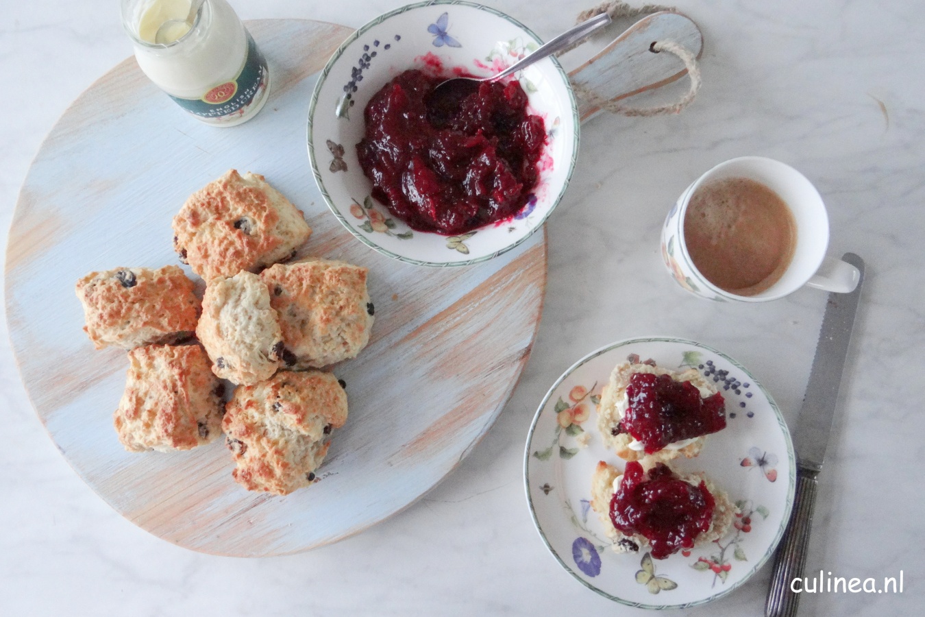 Karnemelk Cranberry Scones