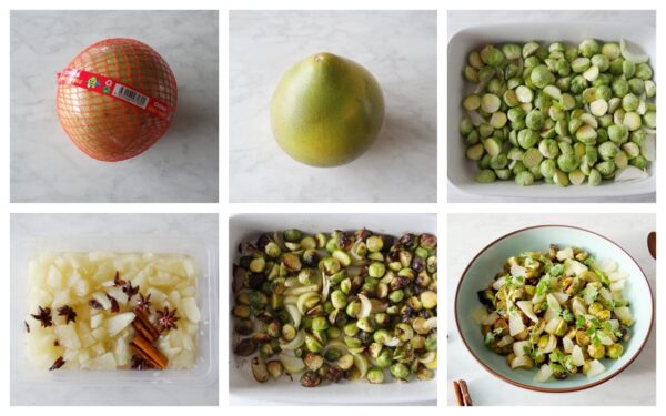 Geroosterde Spruitjes met Pomelo