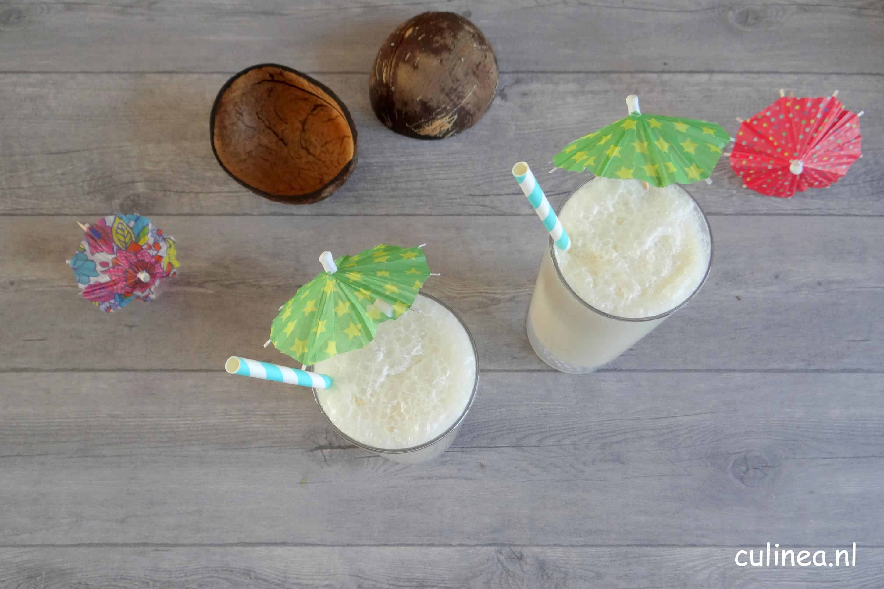 Koffie kokos milkshake