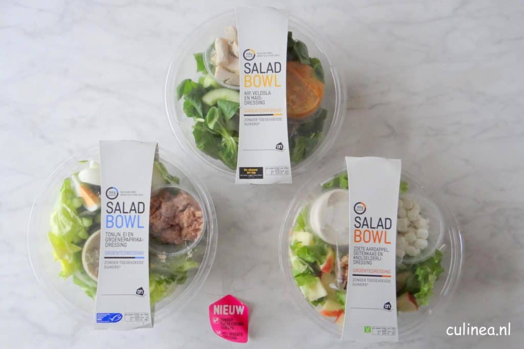 Nieuwe Saladbowls van Albert Heijn