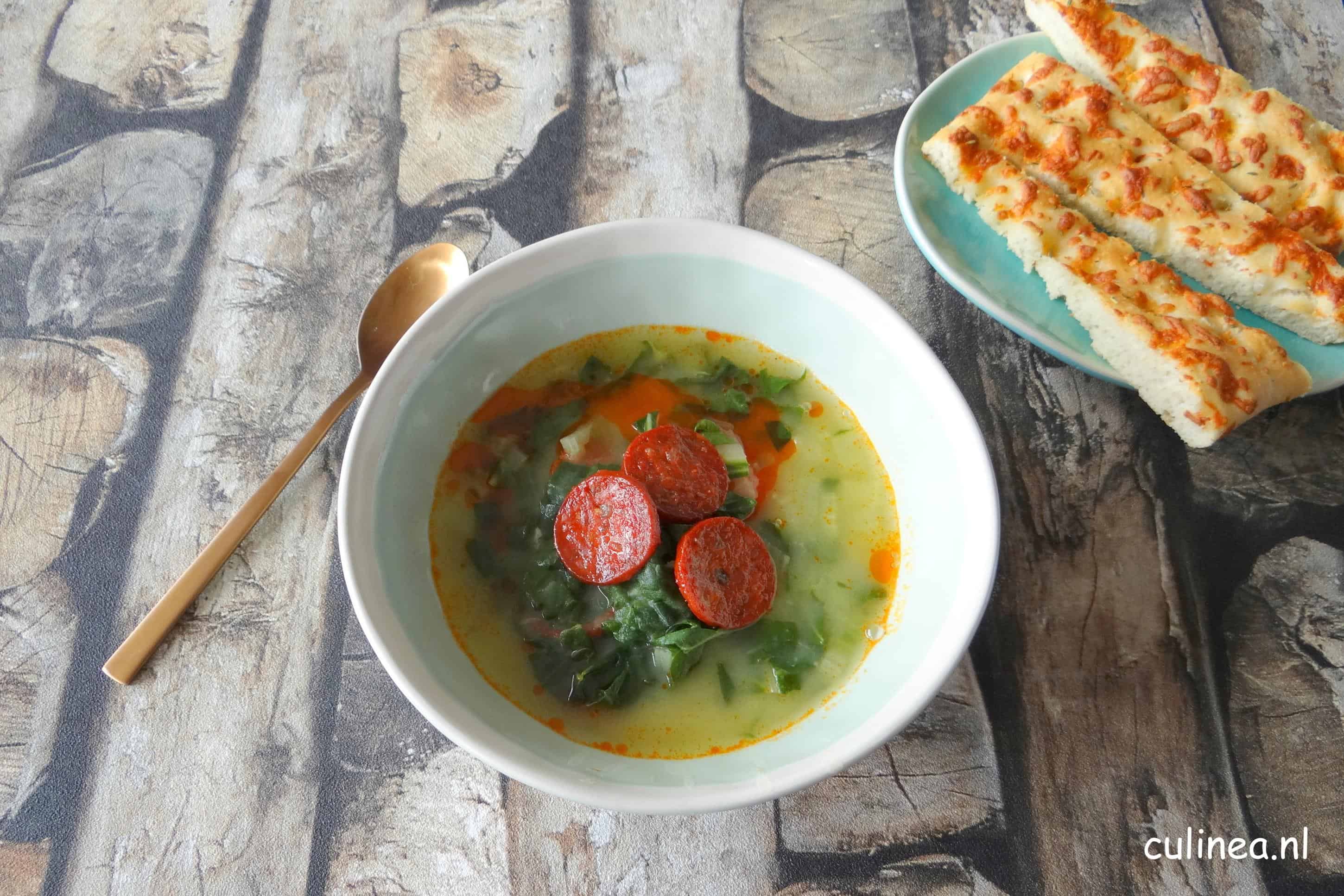 Portugese soep Caldo Verde