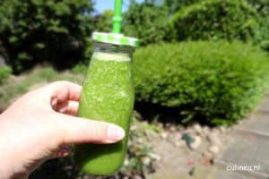 Verfrissende groene smoothie
