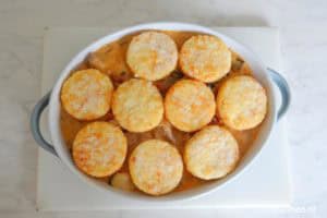 Ovenschotel met Kip, Groente en Rösti