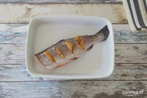Zalmforel met Misoboter uit de Oven