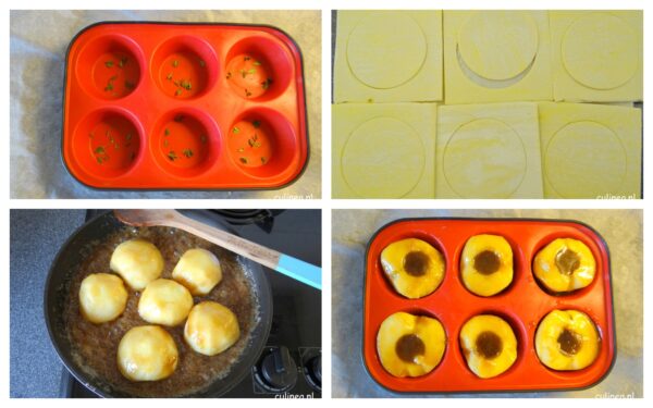 Mini Tarte Tatins met gezouten Boter en Tijm