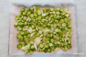 Geroosterde spruitjes met rozemarijn
