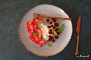 Gravad Lax met rode biet