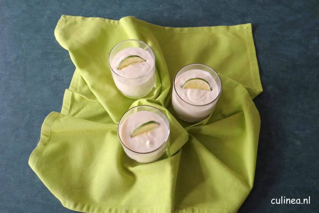 Key Lime Pie in een glaasje