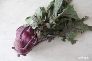 Koolrabi Salade met Peer, Dadels en Walnoten