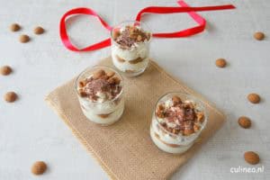 Sinterklaas Tiramisu in een glaasje