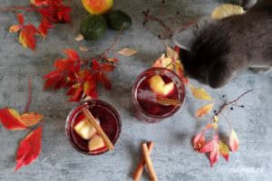 Herfst Sangria met appel en peer