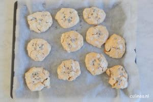 Schuimkoekjes met cranberries en pecannoten