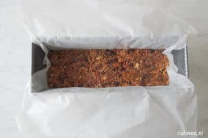 Zelfgemaakte granola repen