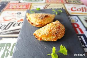 Pasteitjes met Indische pulled beef