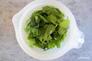 Spaghetti Alfredo met rucola