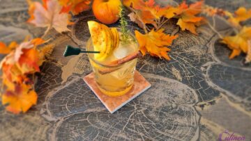 Appel ginger ale mocktail