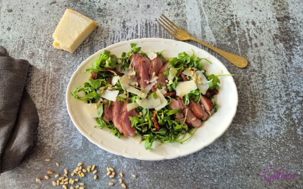 Tagliata van eendenborst