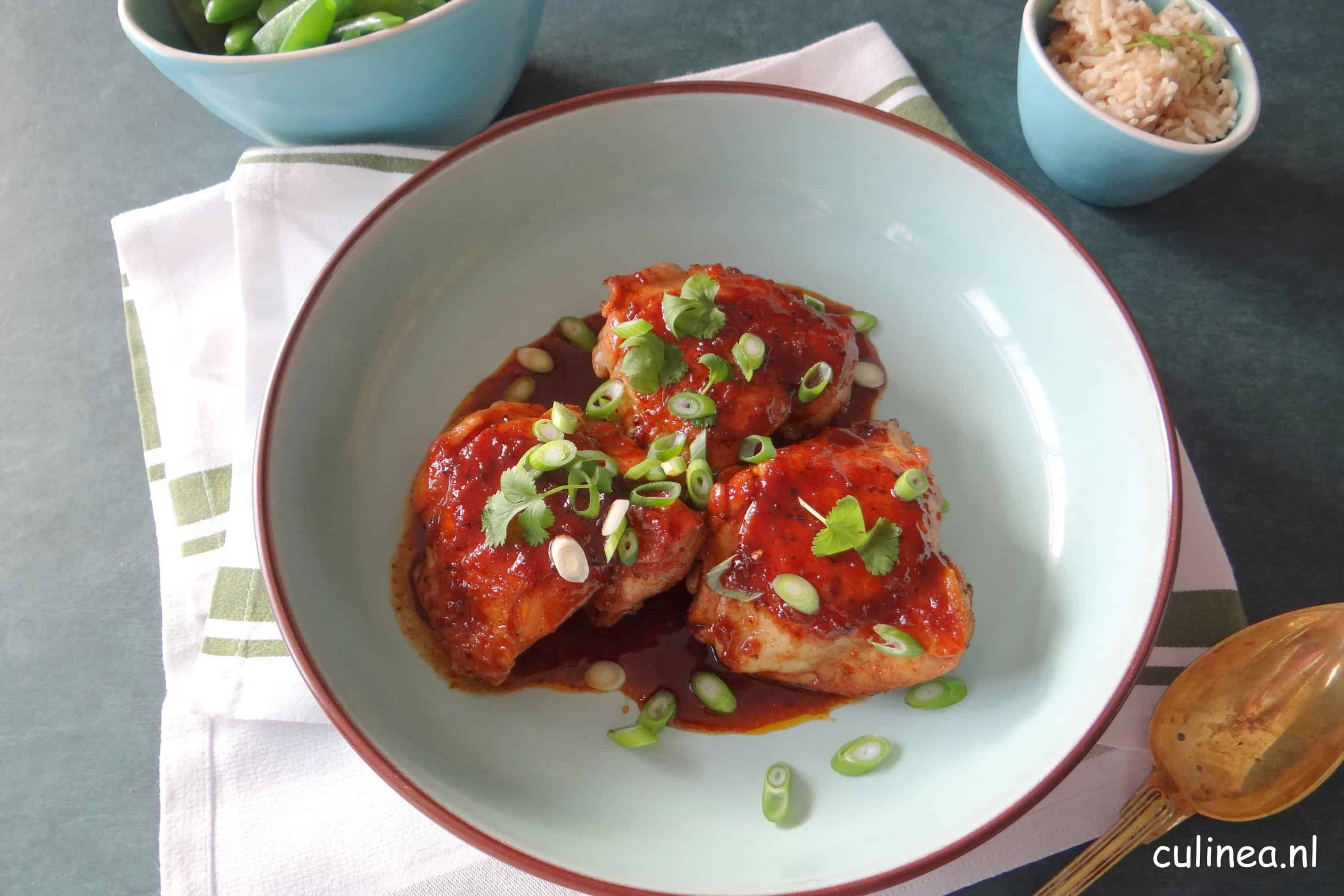 Soja honing kipkarbonades