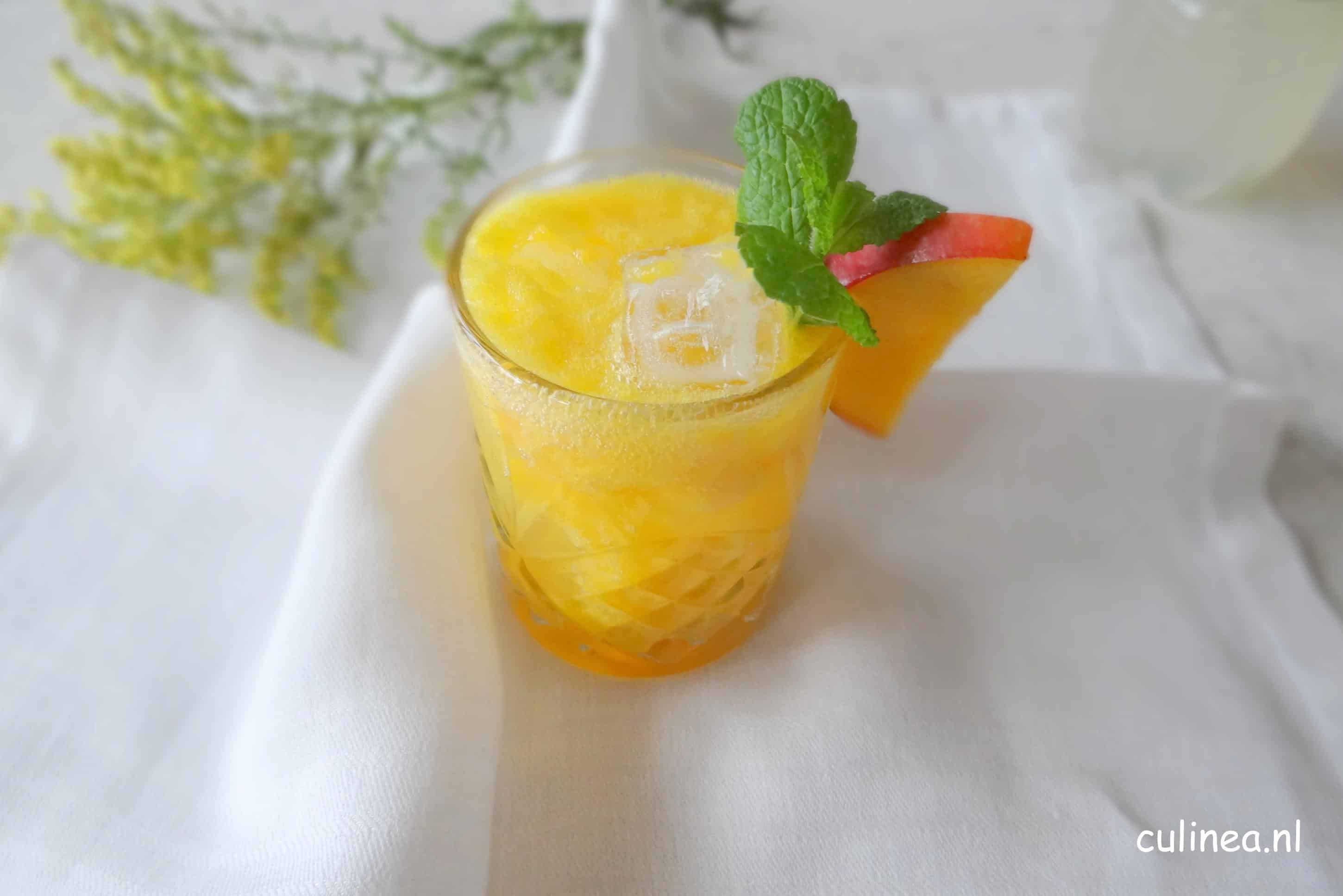 Mango bitter lemon mocktail