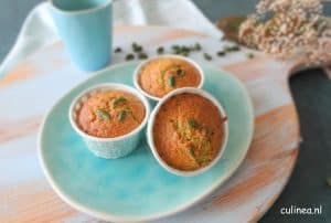 Mooie groene pistache muffins