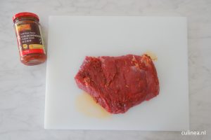 Steak en noedel salade