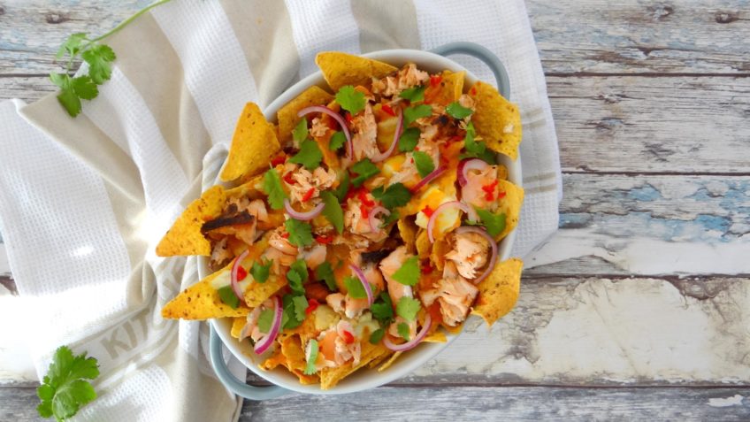 Verwonderend Nachos met kaas en blackened zalm - Culinea.nl; OO-04