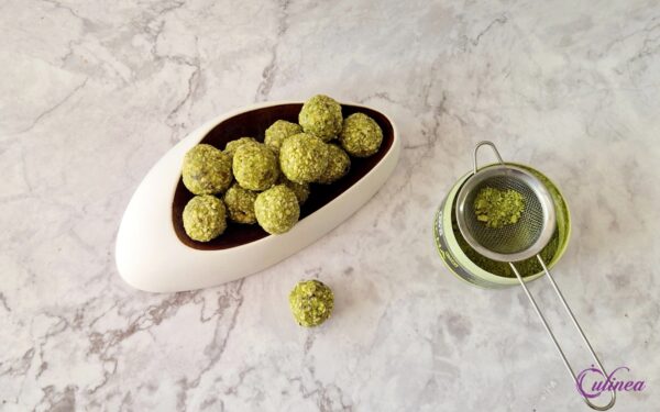 Matcha Energieballetjes met Citroen