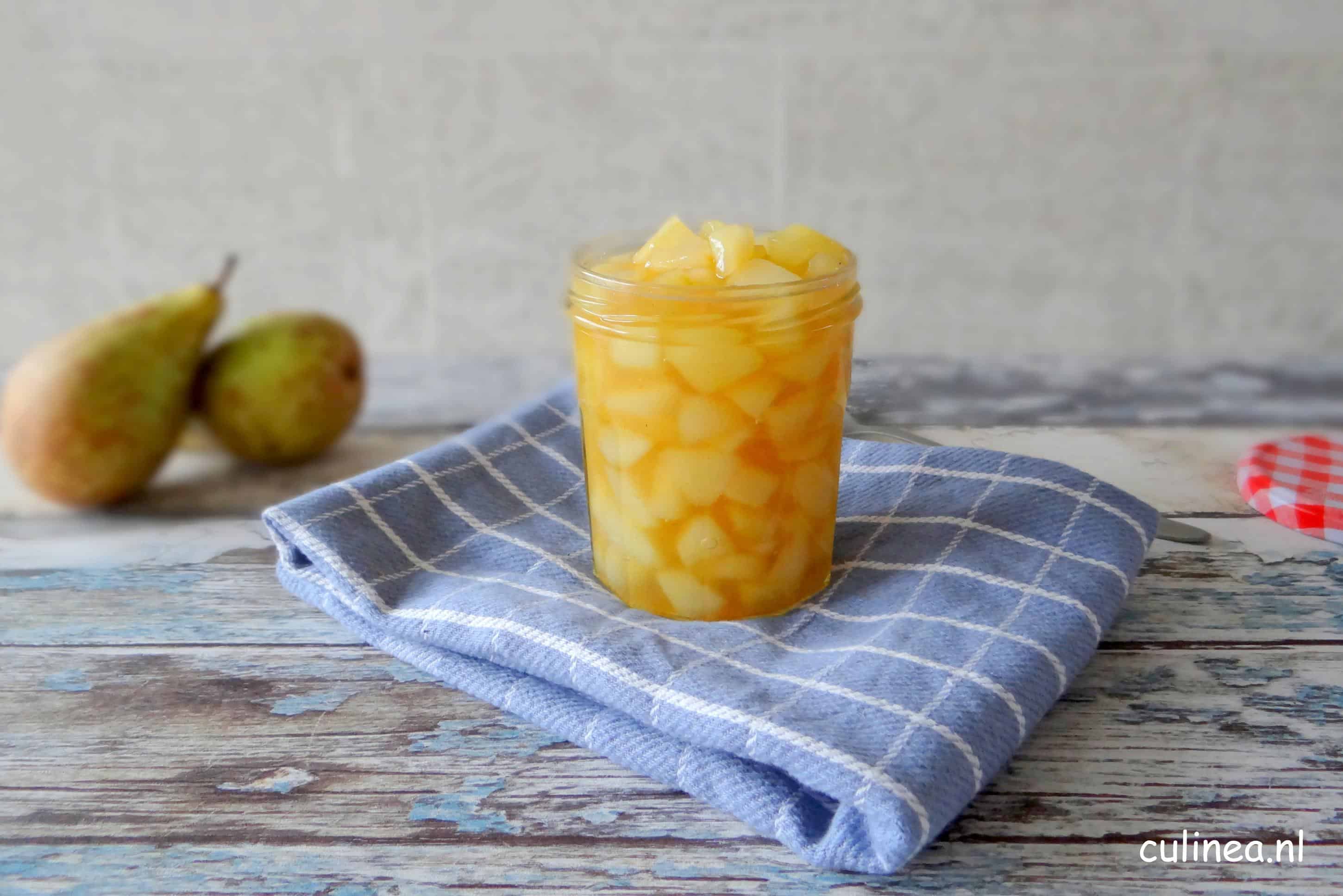 Perenjam met gember en kardamom