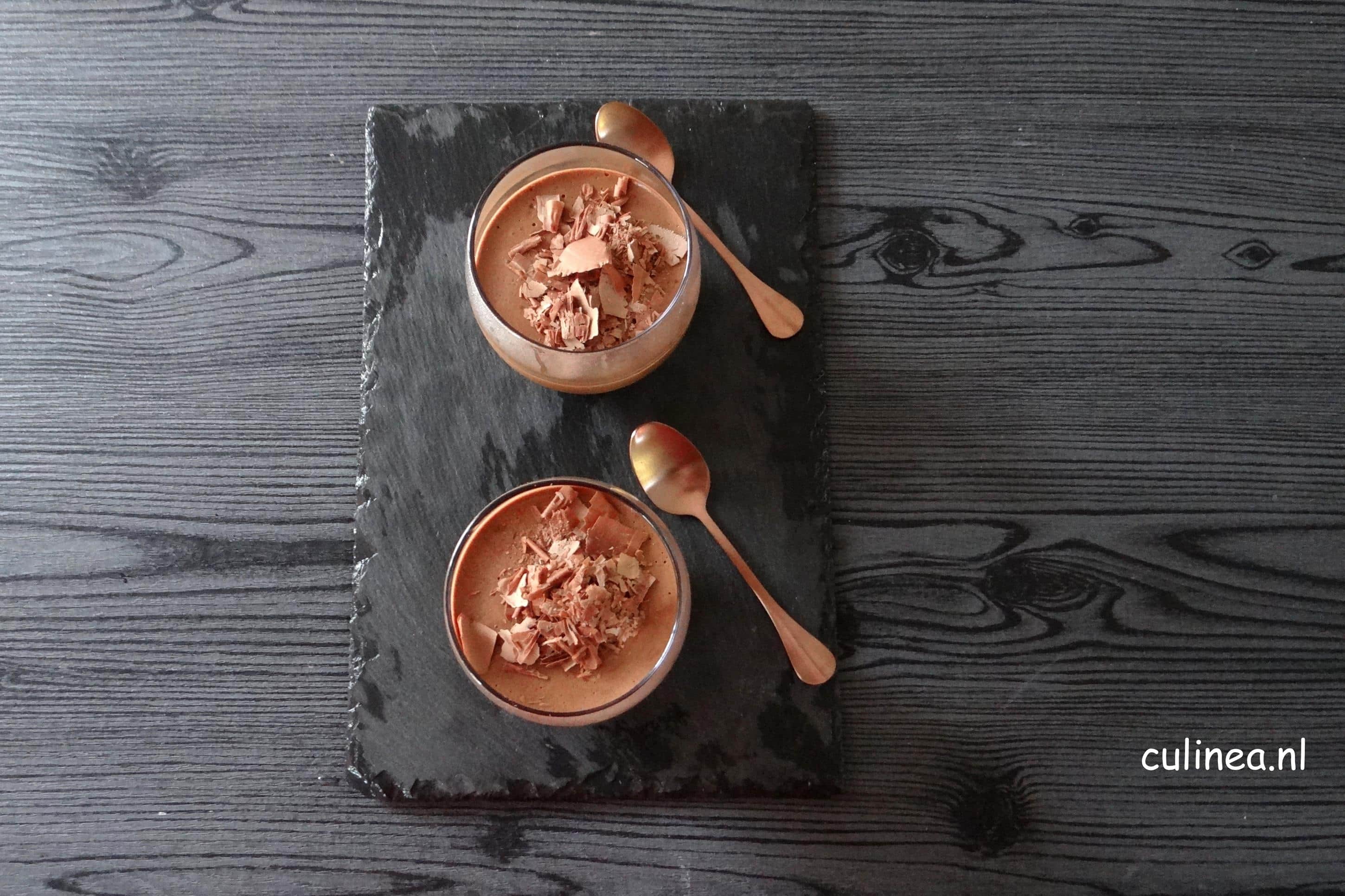 Vegan chocolademousse met aquafaba
