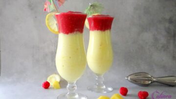 Frozen ananas en frambozen Daiquiri