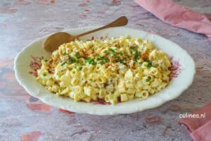 Pasta en eiersalade