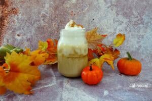 Dalgona pumpkin spice latte
